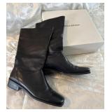 Naturalizer 9M Black Leather Boots