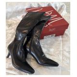 Impo 7.5M Black Healed Dress Boots