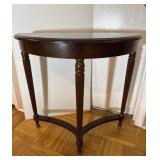 Bombay Co. Mahogany Demilune Console Table