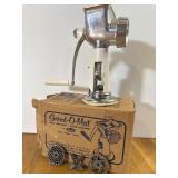 Grind-O-Mat Meat Grinder in Original Box