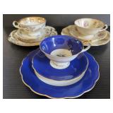 German & Bavarian trio of porcelain tea sets
