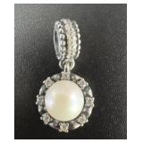 Pandora Sterling Silver & Pearl Everlasting Grace