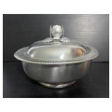 Hand Wrought Aluminum Serving Dish
