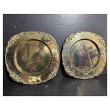 Godinger Silverplate Serving Tray Pair