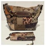 Coach Carly Patchwork Hobo Bag & Wristlet