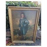 Blue Boy by Gainsborough Art Print on Board not