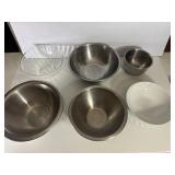 Mixing Bowls Lot of Six