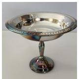 FB Rogers Silver Co Silver Plate Pedestal Dish