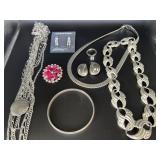 Silver Tone Jewelry Collection