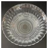 KIG Indonesia Sandwich Glass Bowl Art Deco Style