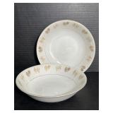 Amcrest Chambord Pattern Serving Bowl Pair