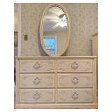 French Provincial Vanity Dresser