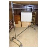 Large Rolling Clothing Rack