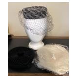 Knit Pill Box & Fascinator Ladies Hats & Netting