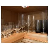 Assorted Glass and Barware