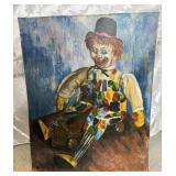 Clown Art Print 1966 by Michele