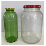 Daily Sun Fruit Salad & Green Juice Glass Jars