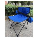 Portable Camp Chair In Bag, Blue