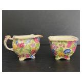 Royal Winton Grimwades Chintz Creamer & Sugar