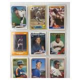 Baseball card lot with Biggio, Tartabull & others