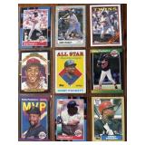 Vince Coleman Cardinals Card Lot