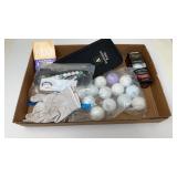 Golf Accessories Lot w/Balls, Glove & More