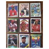 Vince Coleman Cardinals Card Lot