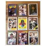 Dave Winfield Yankees cards lot