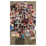 Large collection of basketball trading cards