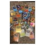 Pokémon card collection.  Shiny cards