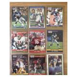 Barry Sanders, Joe Montana, Thurman Thomas +