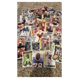 Football trading card collection. Misc cards