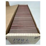 1986 Topps Baseball Cards Lot