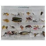 Vintage Spinner and Wooden Lure Lot