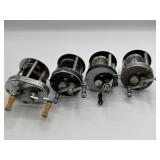Lot of 4 Vintage Casting Reels ï¿½ Langley &