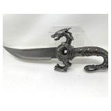 Fantasy Dragon Handle Bowie Knife
