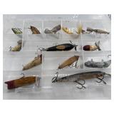 Vintage Wooden & Early Plastic Lures Lot