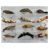 Vintage Frog & Fish Pattern Lures Lot