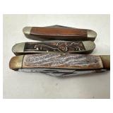 Three Vintage Folding Knives