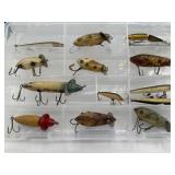 Vintage Wooden Fishing Lures Collection