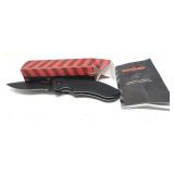 Kershaw Black Serrated Folding Knife w/ Box