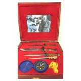 WWII Victory Knife & Survival Set in Display B