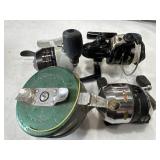 Mixed Vintage Fishing Reels Lot of 4