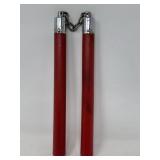 Red Foam Padded Nunchaku with Chain 13ï¿½