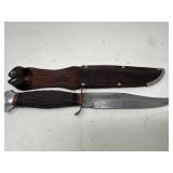 Original Bowie Knife w/ Leather Sheath ï¿½ 6ï¿½ Blade