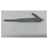 Vintage Two-Blade Pocket Knife w/ Etched Handle