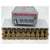 20 rds Winchester Super-X 30-30 Win 150gr