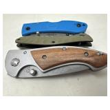 Three Modern Folding Knives