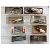Vintage Lures in Boxes Lot