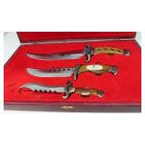 Western Heritage Knife Set in Display Case